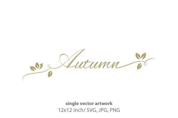 Autumn Gold Leaf, Logo Icon: Elevating Design with Seasonal Vector Art