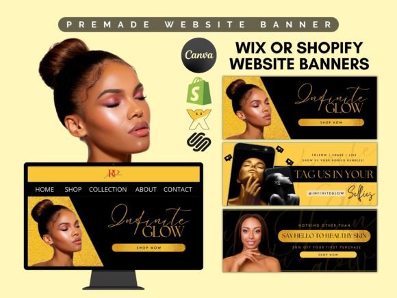 Black Gold Shopify Banner DIY Guide