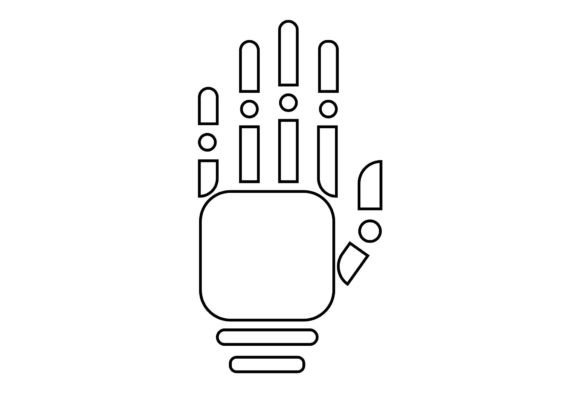 Mechanic Hand Icon Robot Clipart: A Guide to Minimalist Design and Digital Versatility