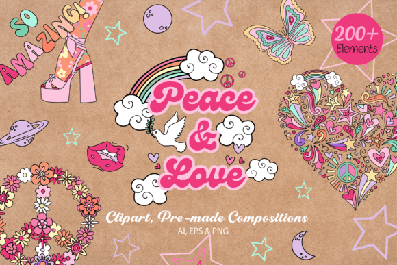 Peace and Love Retro: Strategic Design for Authentic Brand Storytelling