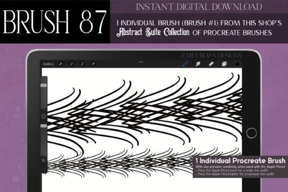 Procreate Brush 87: Abstract Suite