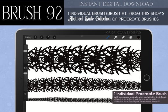Procreate Brush 92: Abstract Suite