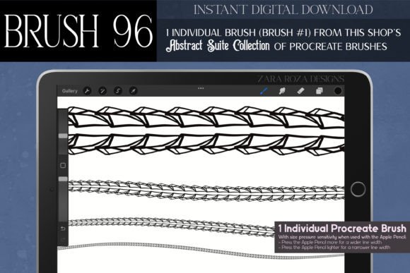 Procreate Brush 96: Abstract Suite Guide