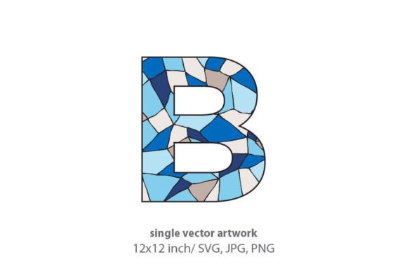 Strategic Branding with Stained Glass Pattern Inside Letter B: A Designer’s Guide to Intentional Use