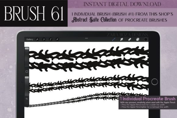 Strategic Visual Identity: Leveraging Procreate Brush 61 – Abstract Suite for Intentional Design