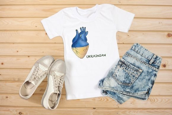 Ukrainian Heart Printable Graphic