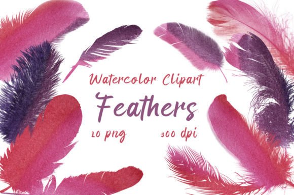 Unlocking Creative Potential: A Guide to Using Watercolor Feather Clipart in Digital and Print Design