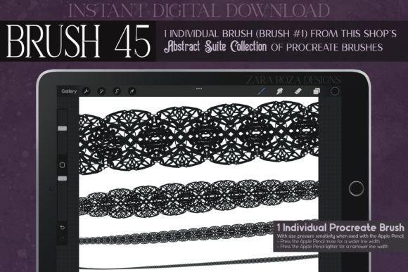 Unlocking Creative Potential with Procreate Brush 45 – Abstract Suite