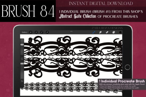 Unlocking the Potential of Procreate Brush 84 – Abstract Suite for Versatile Digital Art